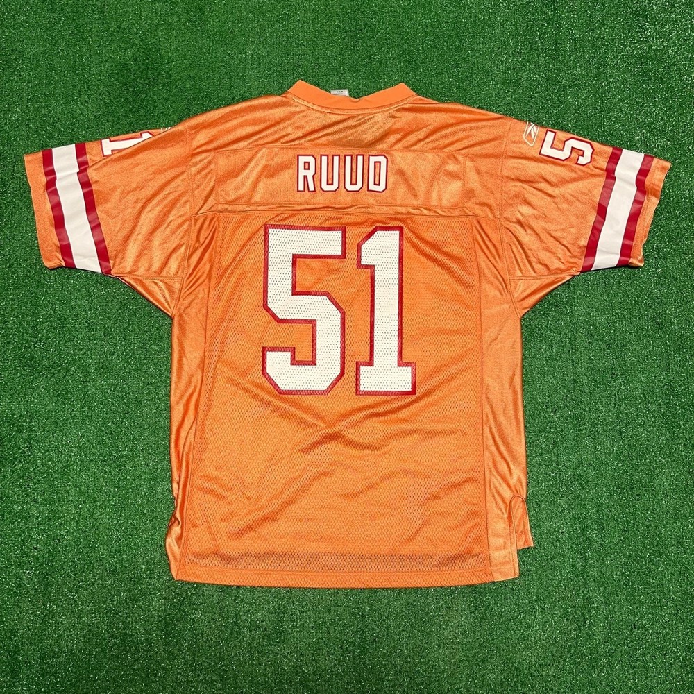 Barrett Ruud Tampa Bay Buccaneers Creamsicle Reebok Jersey Mens Size M NFL #51